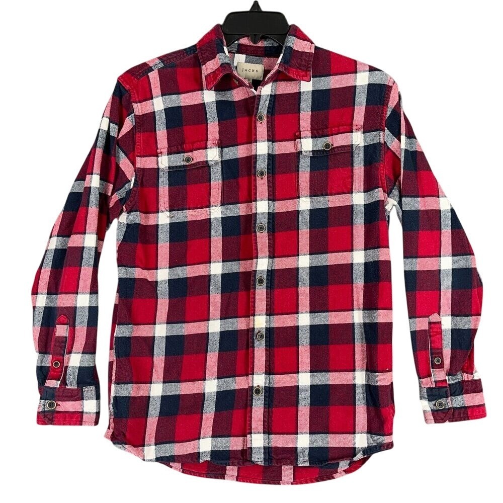 JACHS Flannel Shirt Mens M Rugged Durable Workwear Utility‎ Core Heritage